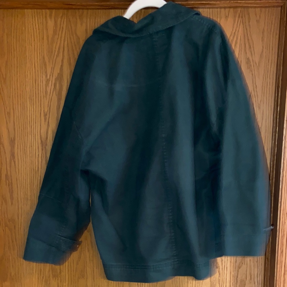 Free People Teal Utility Jacket - Picture 2 of 4